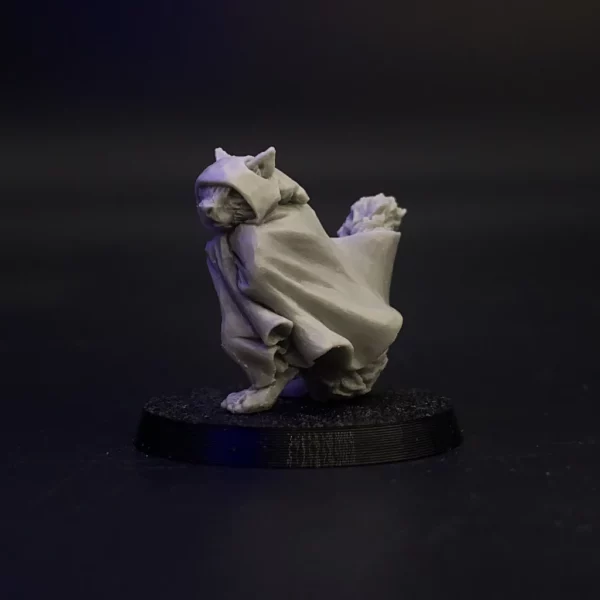 Ambertail back antropomorph squirrel miniature Ambertail