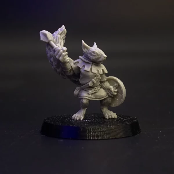 Ironpaw front antropomorph squirrel miniature Ironpaw